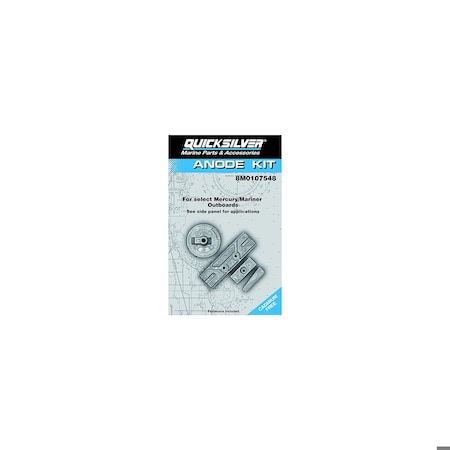 Quicksilver Mercury Mariner Force Anode Kit, Mercury Mariner O B: 75-115HP EFI 4Stroke 8M0107548